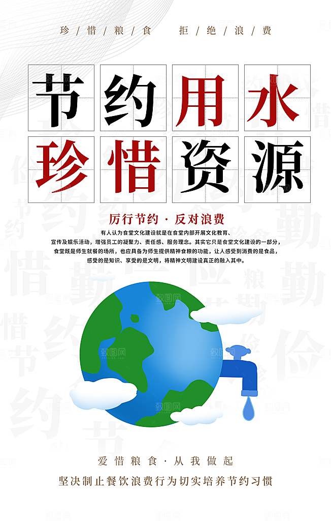 食堂文化宣传海报设计海报