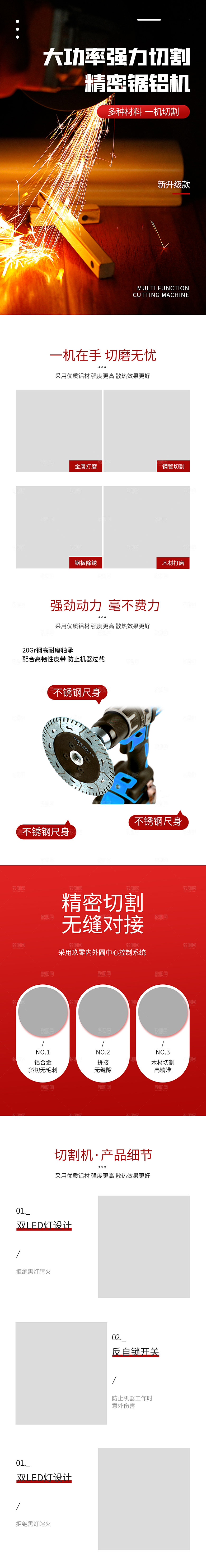 家用五金电动工具电商详情页