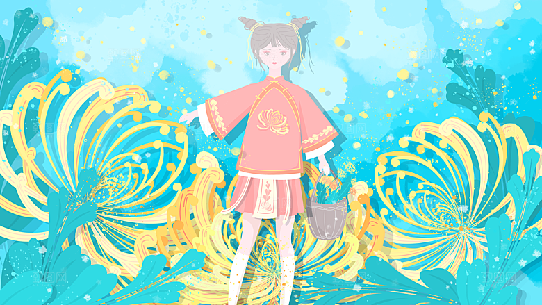 传统重阳节尊老思亲节日海报模板