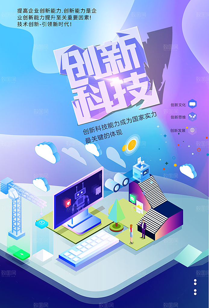 创新科技宣传海报