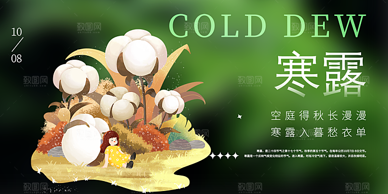 寒露二十四节气展板