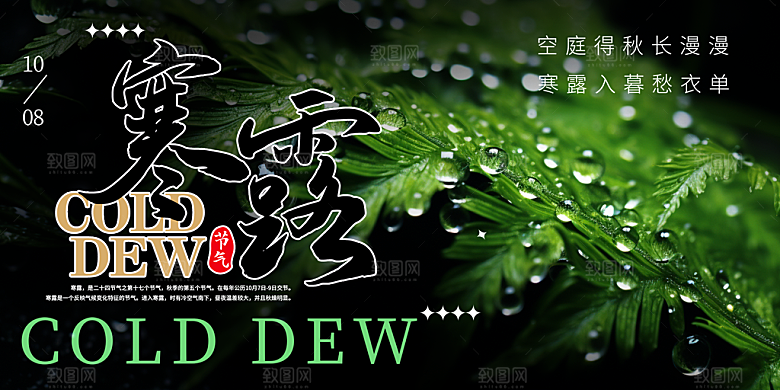 寒露二十四节气展板