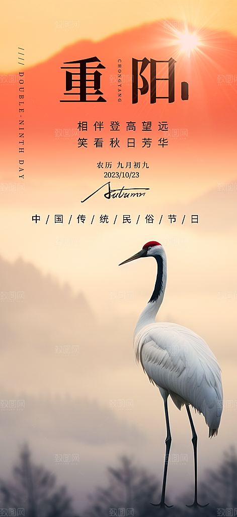 重阳节宣传活动海报