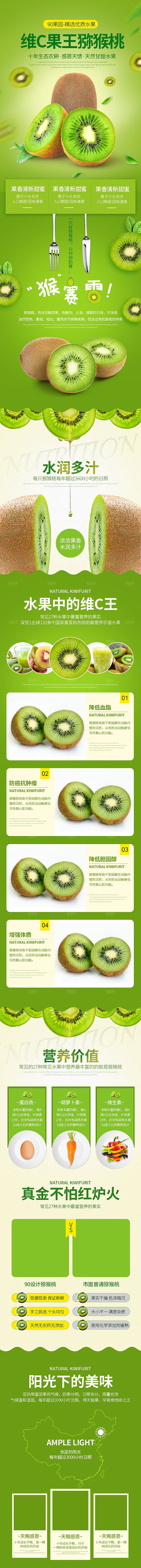 淘宝电商水果生鲜活动促销详情页