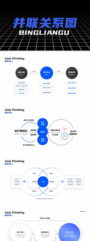 PPT逻辑并列关系图