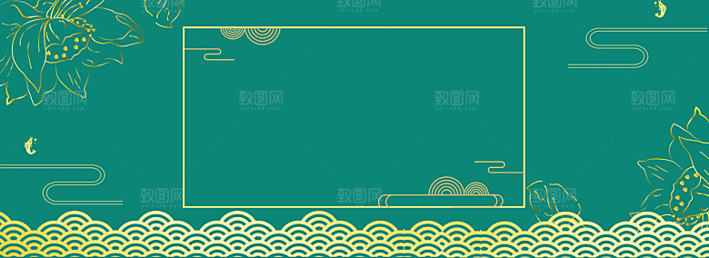 中秋节烫金黑金玉兔月亮素材