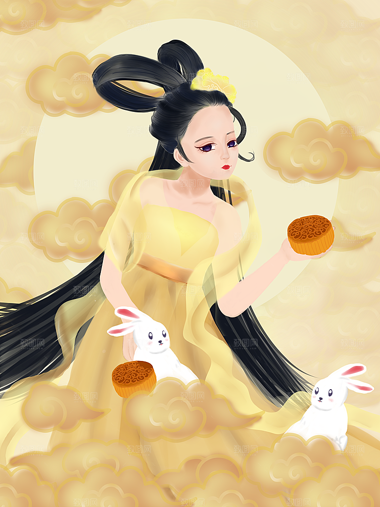 中秋节国潮风中国风海报