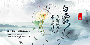 白露二十四节气展板