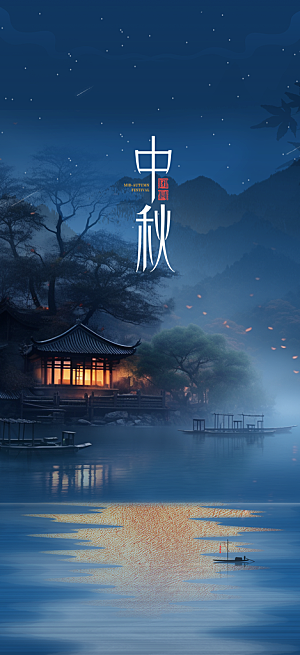 传统中秋节日庆祝活动中秋节宣传海报