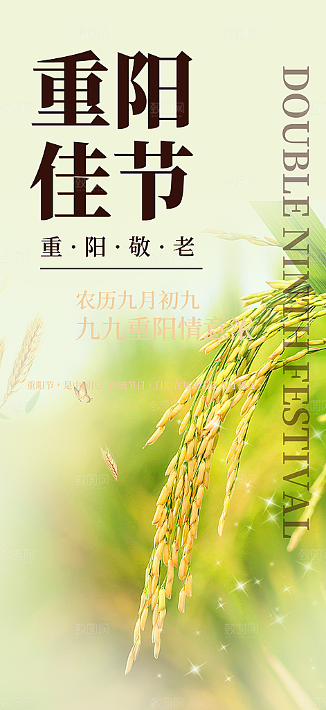 重阳节宣传活动海报