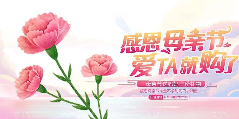 美丽感恩母亲节活动宣传展板