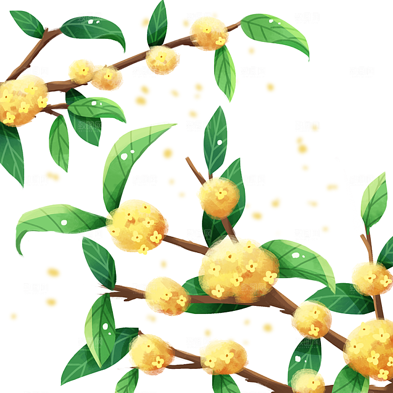 中秋节中国风插画装饰素材