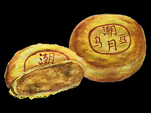 中国风中秋节插画装饰素材