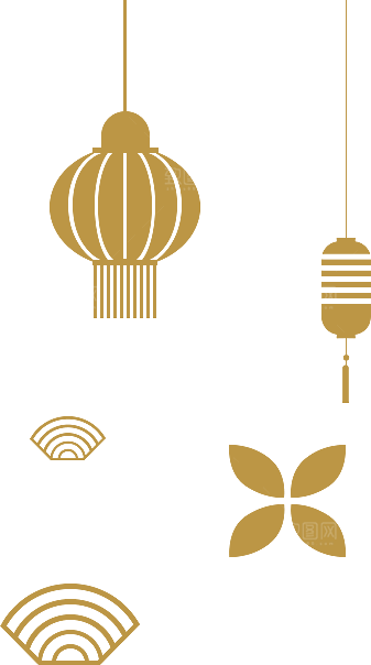 简约大气中秋节装饰免扣元素