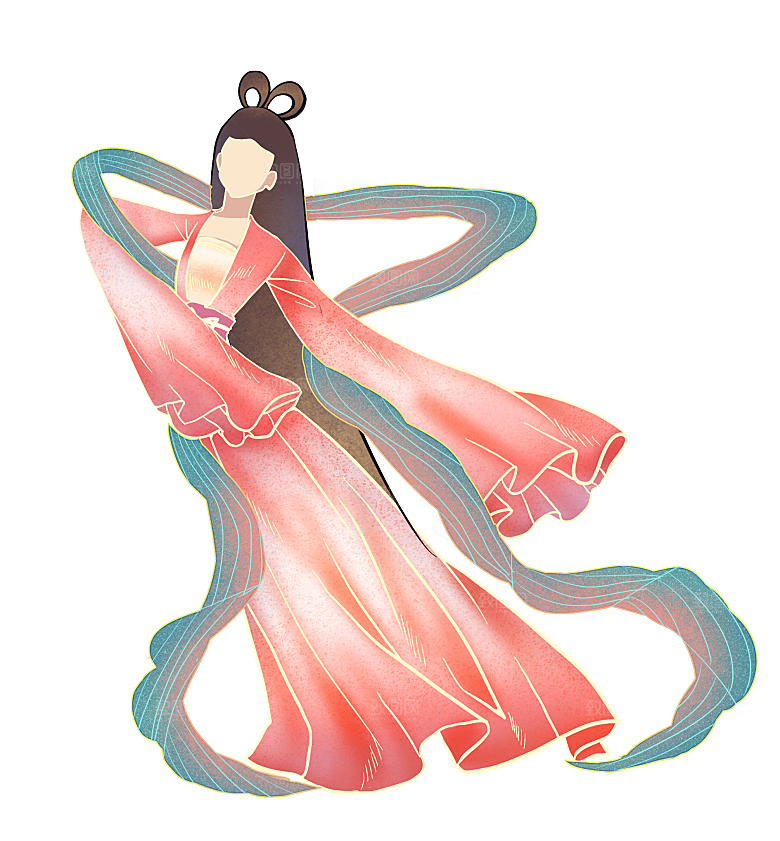中秋节嫦娥奔月插画元素