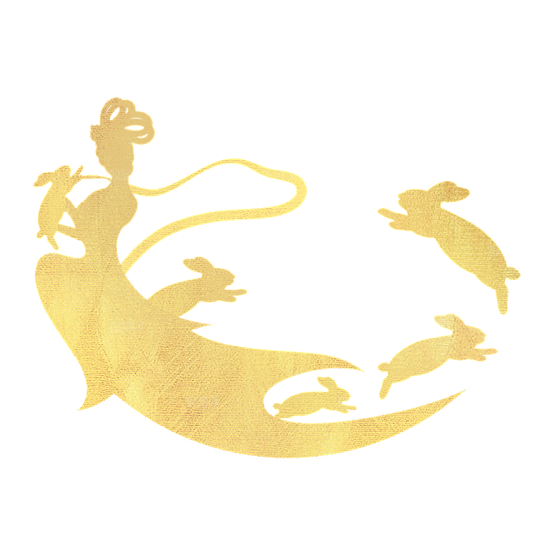 中秋节嫦娥奔月插画元素