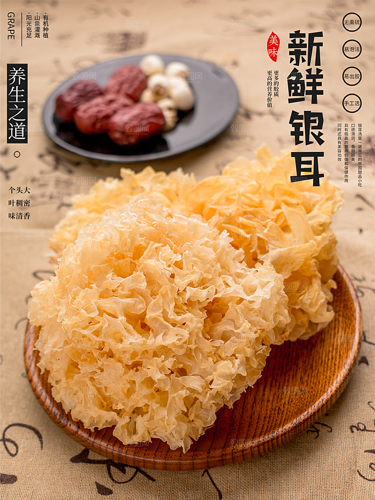银耳宣传海报设计素材