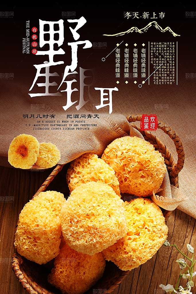 银耳宣传海报设计素材