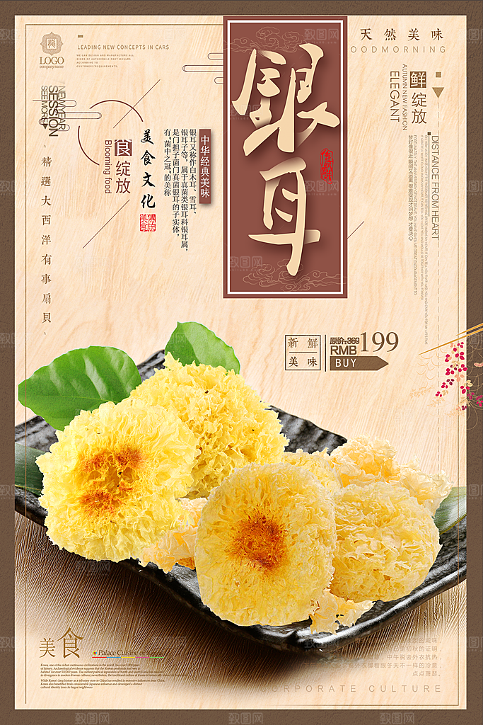 银耳宣传海报设计素材
