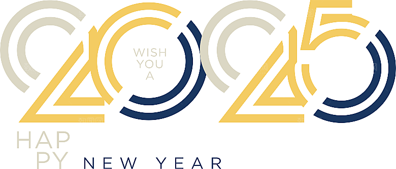 2025蛇年免扣艺术字PNG素材