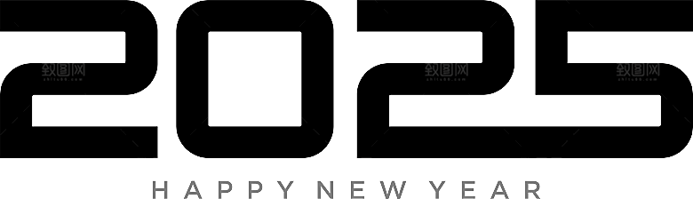 2025蛇年新年数字创意元素