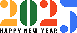 2025蛇年免扣艺术字PNG素材