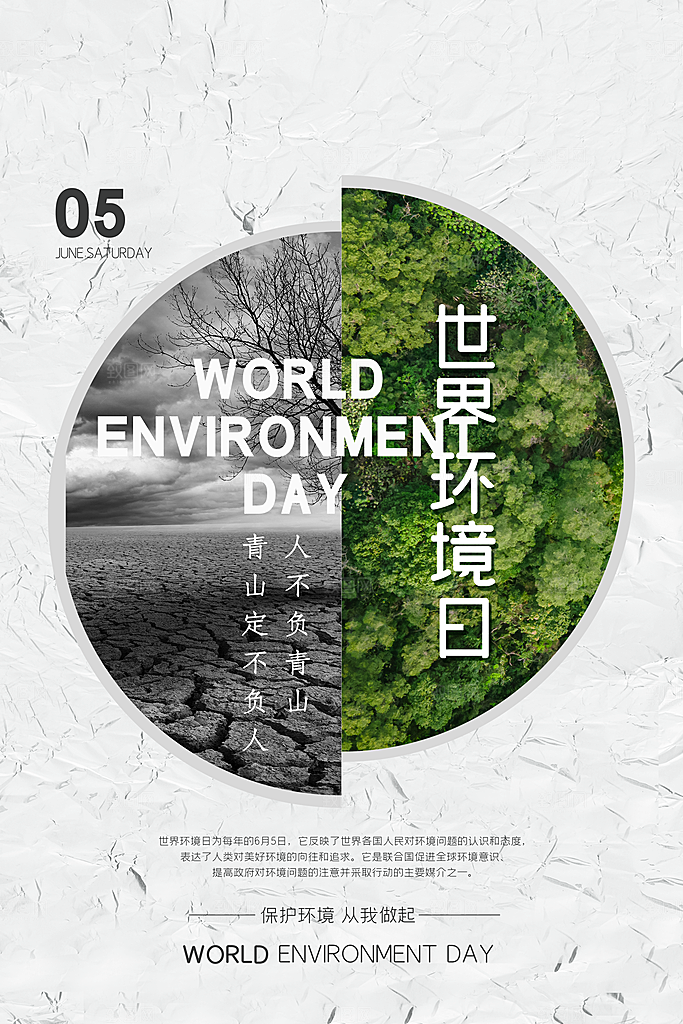 世界环境日公益宣传海报
