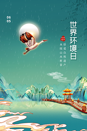 世界环境日公益宣传海报