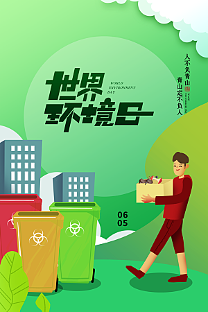 世界环境日公益宣传海报