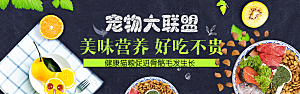 宠物用品电商海报淘宝网店banner