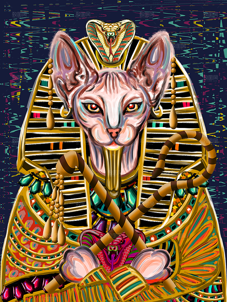 喵星人插画设计素材