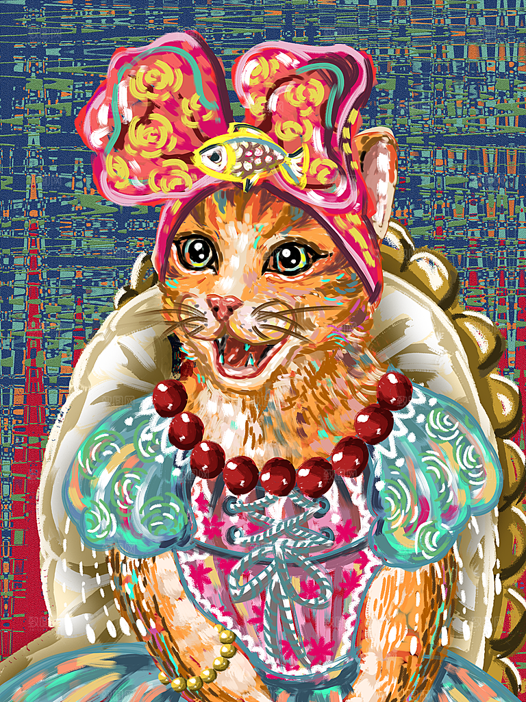 喵星人插画设计素材