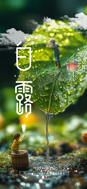 白露二十四节气海报