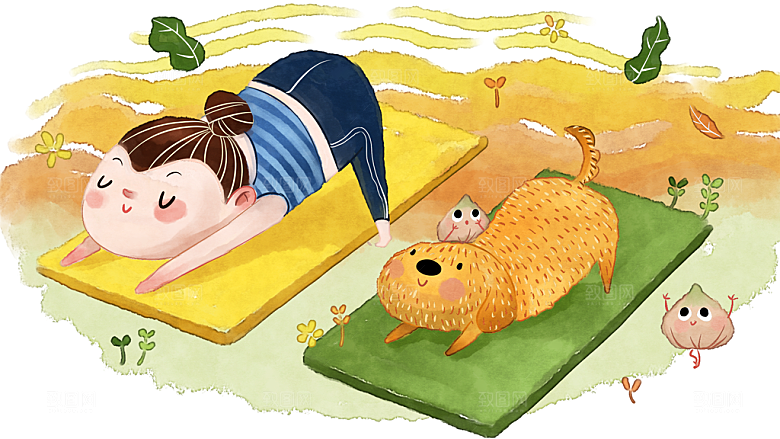 儿童节插画宣传海报设计