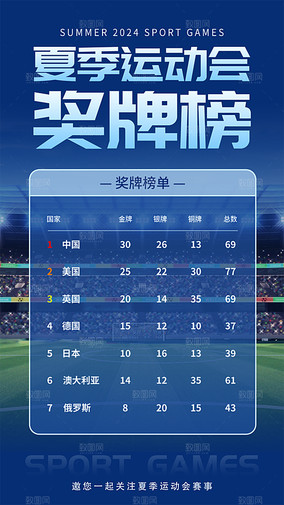 时尚体育运动赛事宣传海报