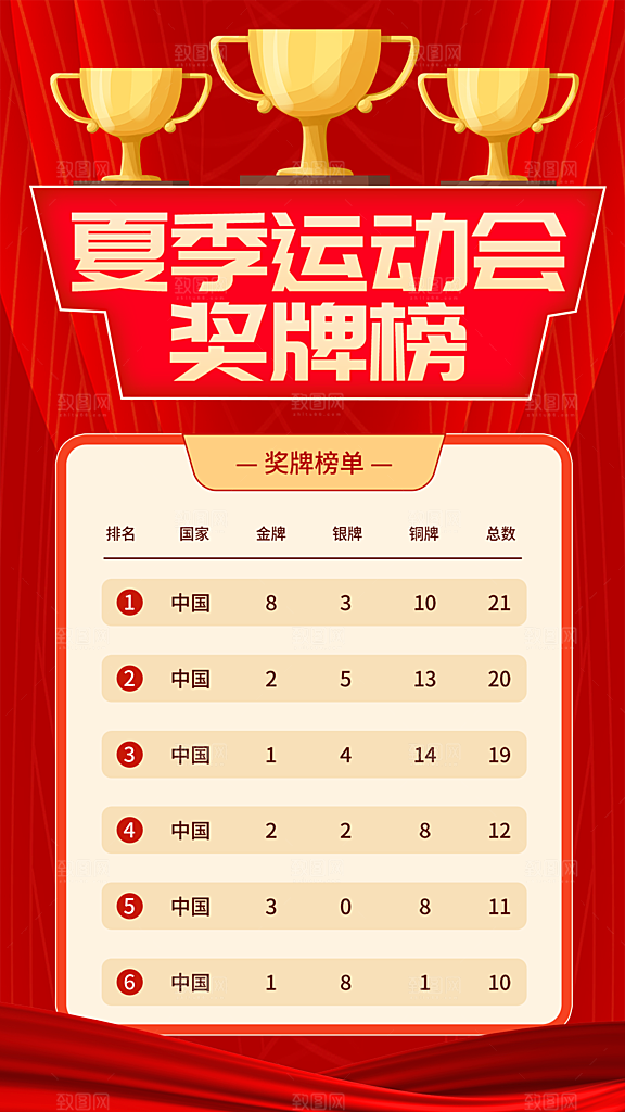 时尚体育运动赛事宣传海报