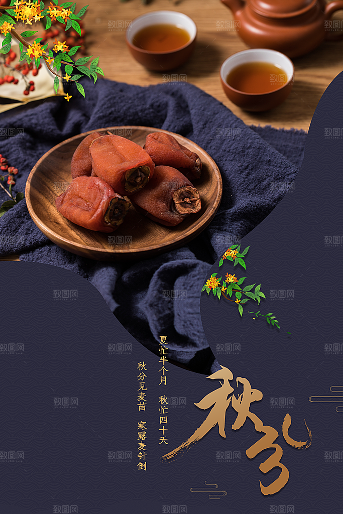 秋分节气活动海报