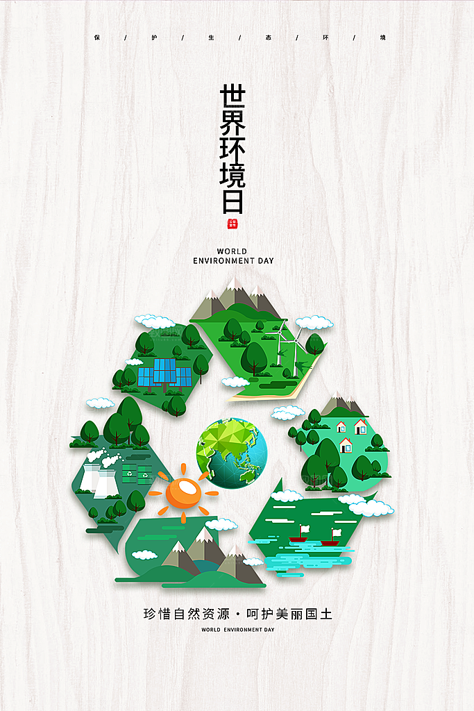世界环境日公益宣传海报