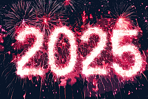 2025年烟花字体2025年标志