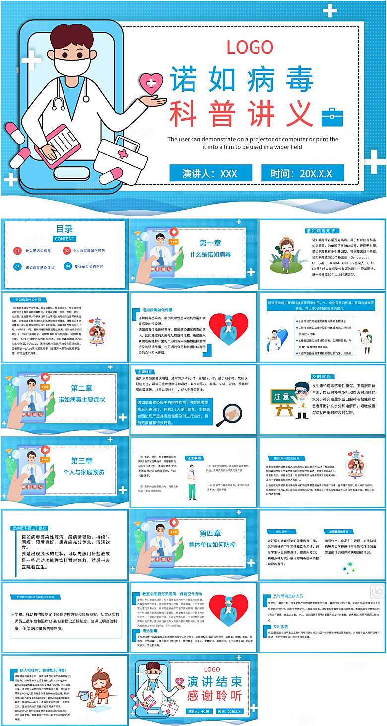 诺如病毒预防科普知识ppt