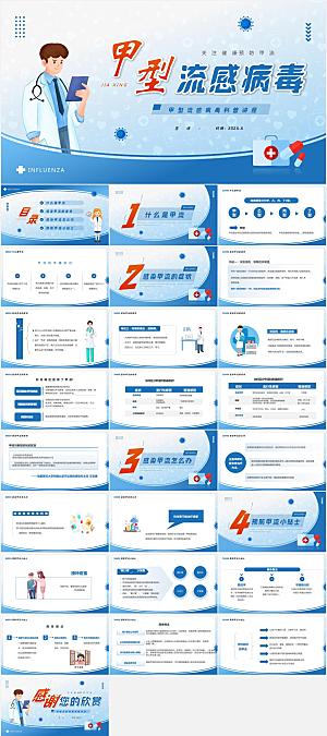 甲流预防科普教育ppt
