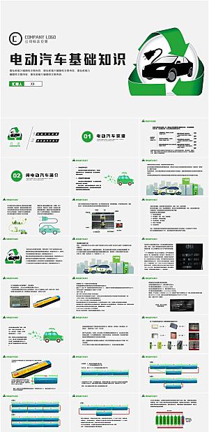 电动汽车基础知识PPT模板