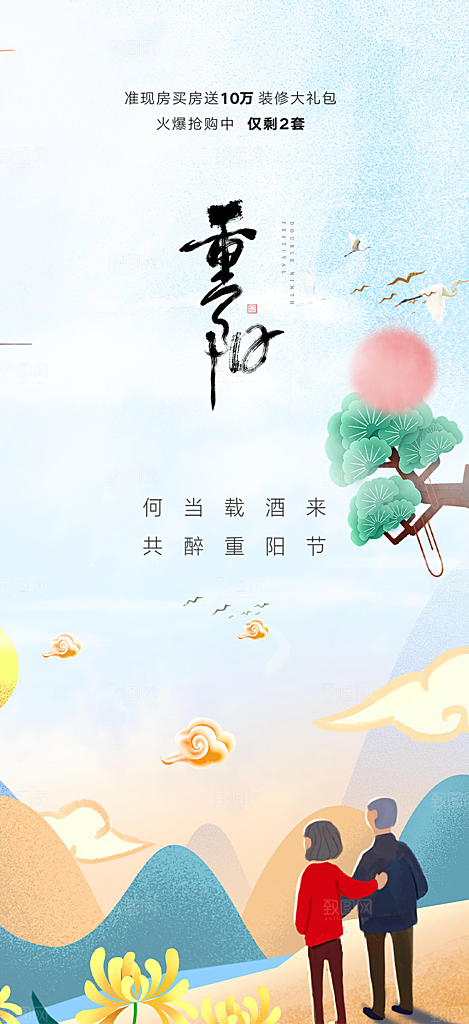 大气重阳节活动海报