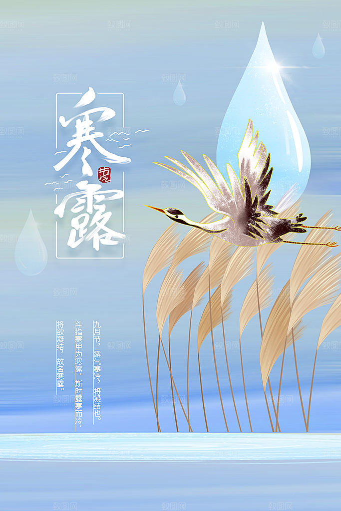 寒露节气传统活动海报