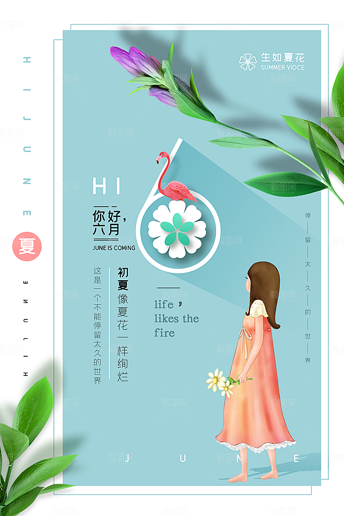 六月你好宣传海报