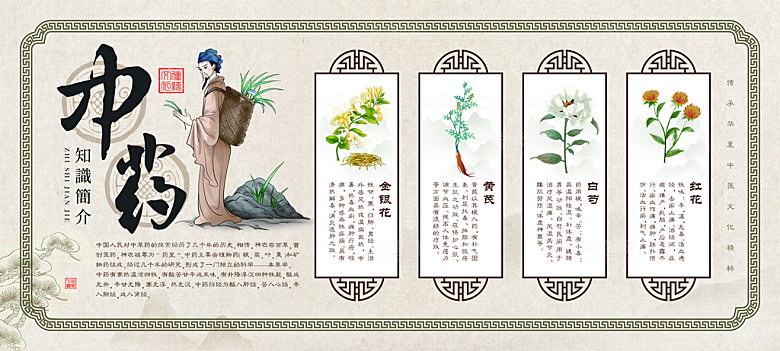 中药养生海报宣传设计