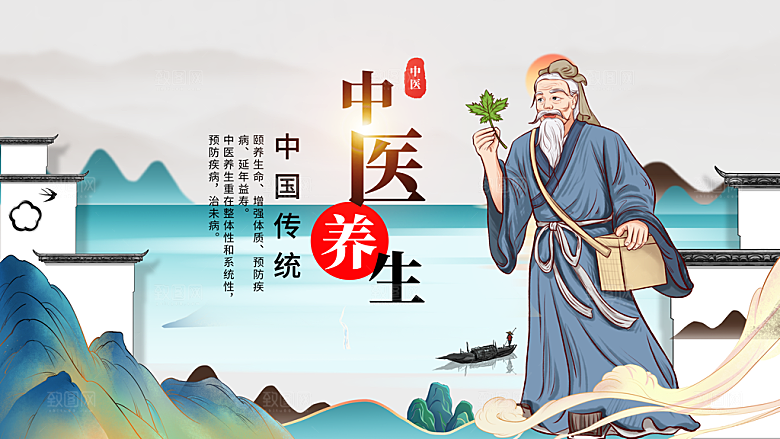 中医养生宣传海报设计素材