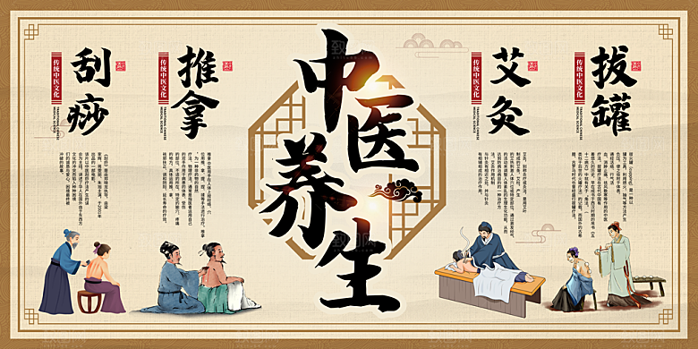 中医养生宣传海报设计