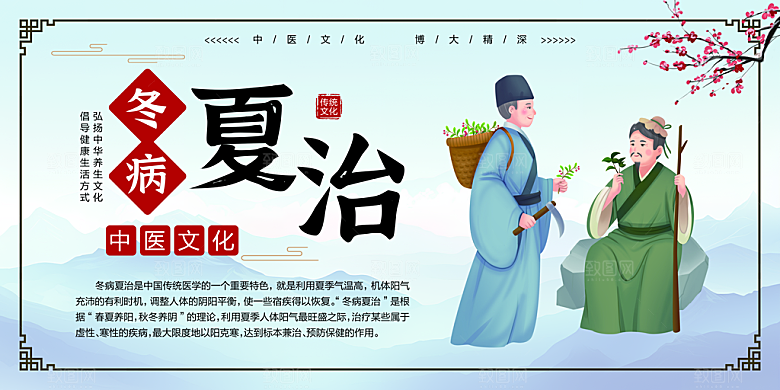 中医养生宣传海报设计素材