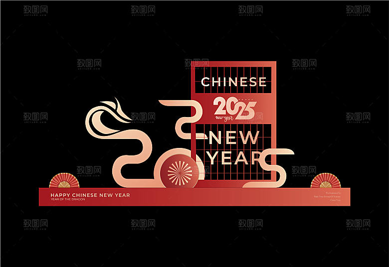 2025蛇年新年美陈